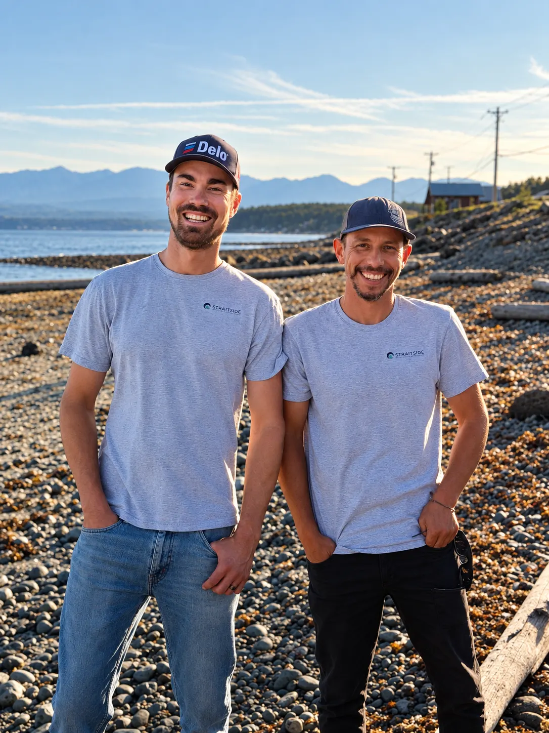 Chad Day and Brian Clair, owners of Straitside Marine Solutions.